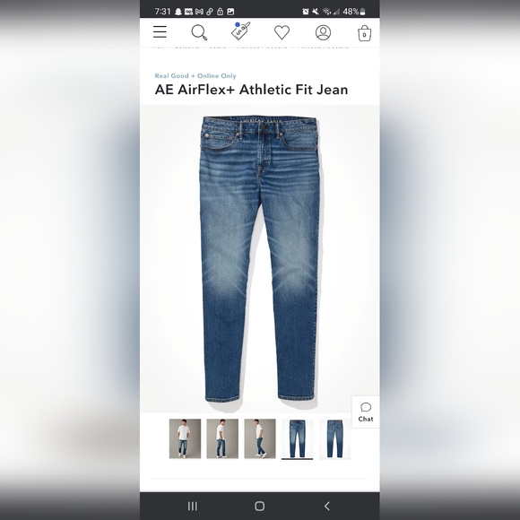 AE AirFlex+ Athletic Fit Jean SIZE 29X32 - Picture 5 of 7